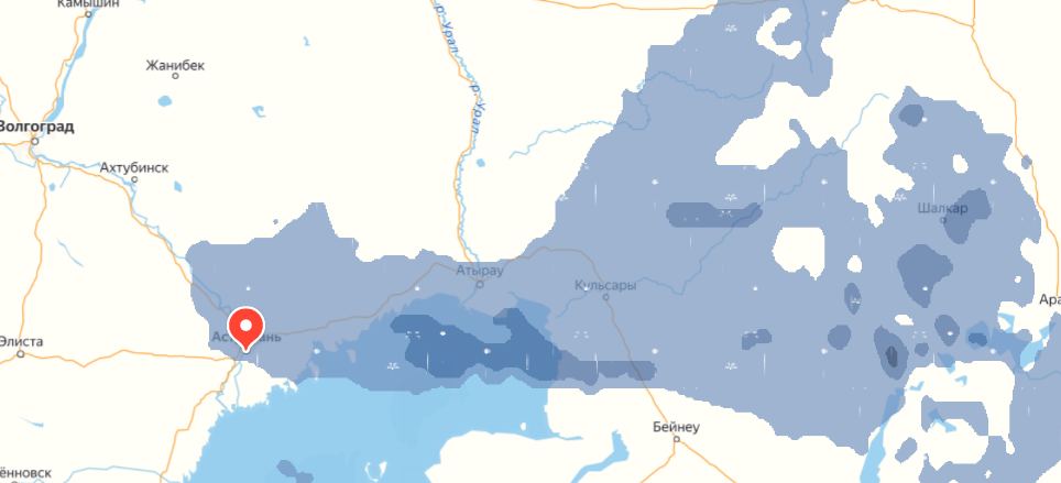 Карта дождя старый оскол