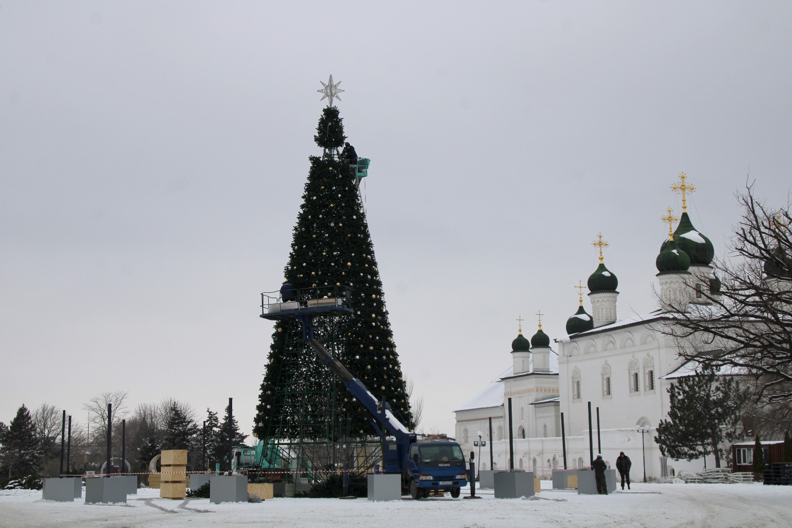 Елка в кремле фото