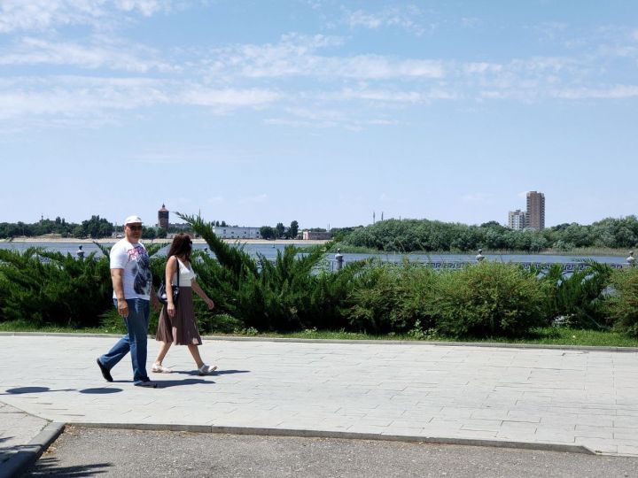 В Астрахани испортилась погода