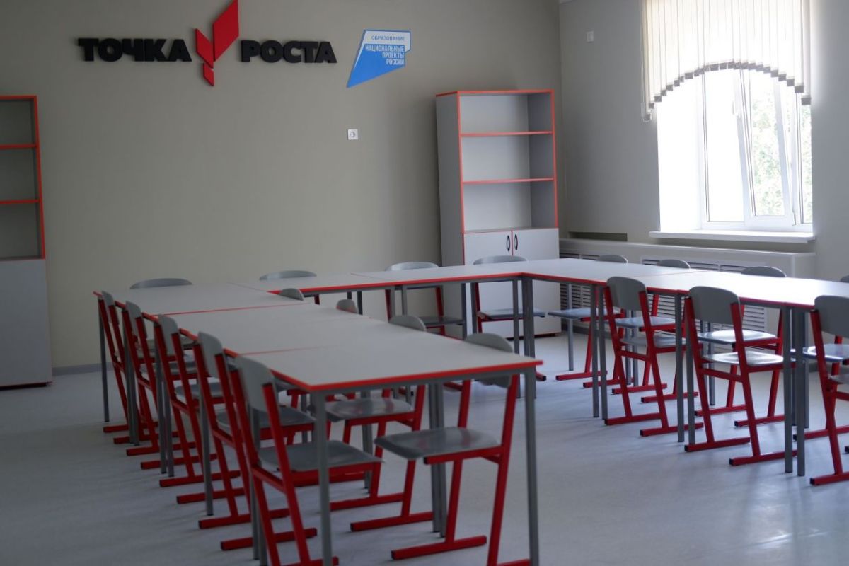 В сёлах создано 144 «Точки роста», из них 14 – в 2024 году.