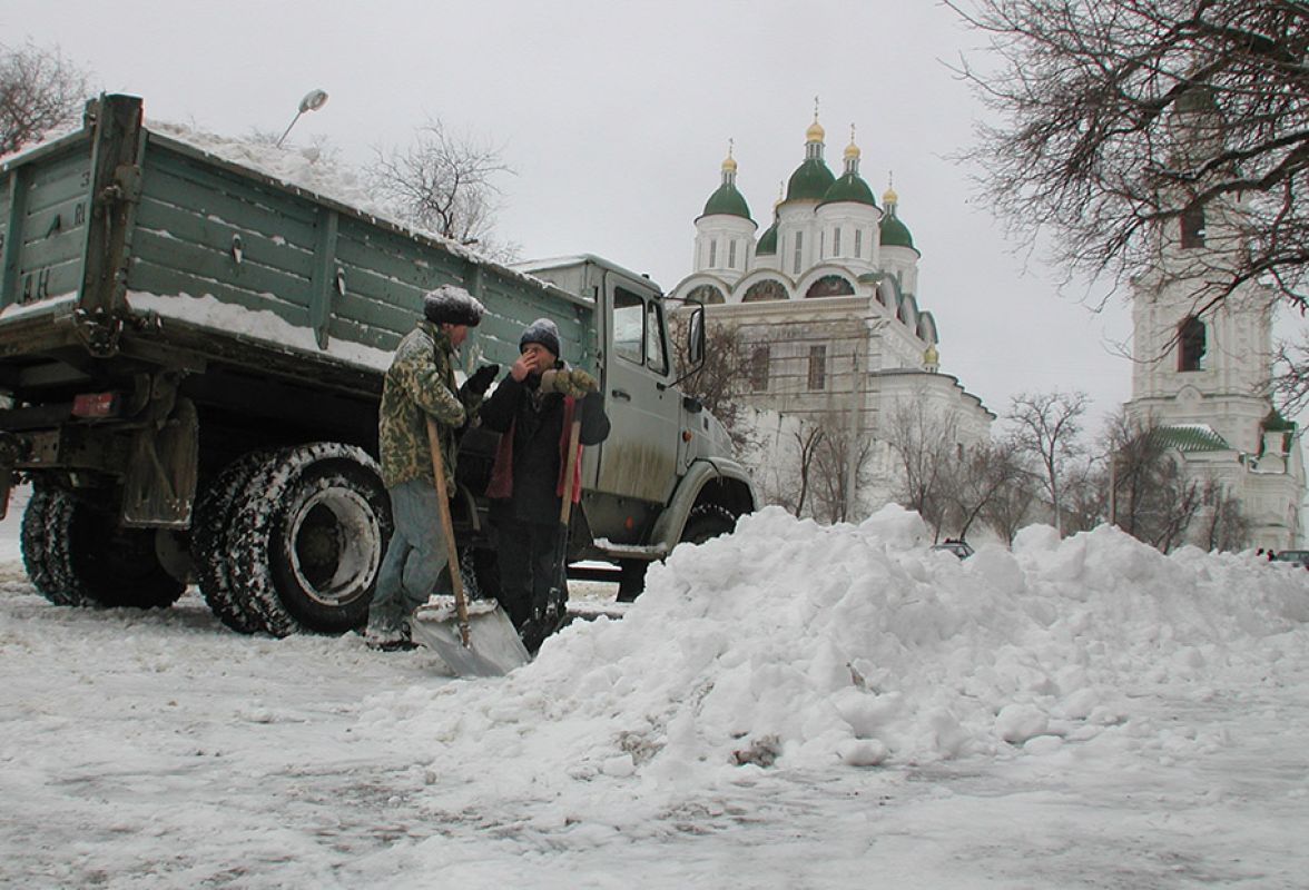 Астрахань. Зима 2001 года